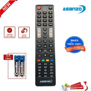 Điều khiển tivi Asanzo 3D Smart thông minh có mạng [BH đổi mới tặng kèm pin ] Remote bấm từ xa tivi Asanzo