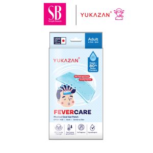 [EXP AUG 2025] Yukazan Adult Fevercare Medical Cool Gel Patch (6s)