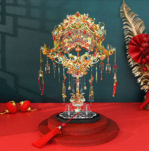 Mainan Dpuzzle IY 3D model logam kipas perkahwinan cina mainan puzzle DIY mainan untuk Age14 + hadiah besar