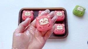 พิมพ์กดขนมไหว้พระจันทร์รูปเสือมินิ พิมพ์กดคุ๊กกี้มินิ พิมพ์กดขนม พิมพ์ขนมไหว้พระจันทร์ new item mooncake mold mini