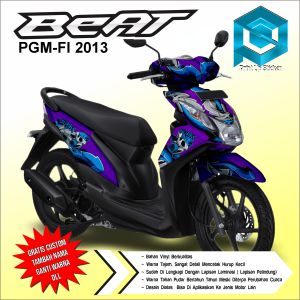 BISA COD DECAL STIKER DECAL FULL BODY VARIASI MOTIF GRAVITY 2304 HONDA BEAT FI 2013
