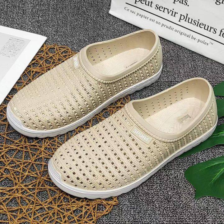 New Arrivals Women’s Korean Trending Fashion Rubber Slip On Shoes 1710 ...