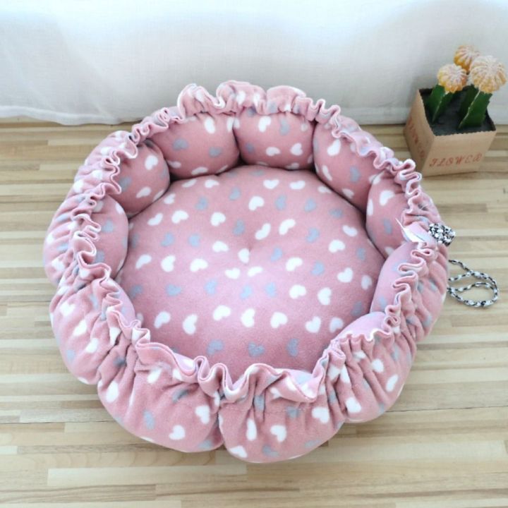 HEAVEN Plush Winter Cat Kennel Soft Cloth Cat Soft Bed Practical Warm Cat Pumpkin Nest Kitten