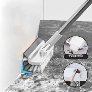 [SG In Stock]Floor Scrub Brush 3 in 1 Long Handle Adjustable Wall Corner Floor Scrape Brush Kitchen Bathroom Cleaning Brush