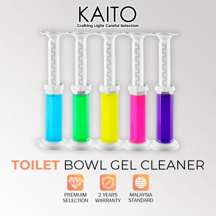Toilet Bowl Cleaning Jelly Aromatic Push Type Lasting Gel Cleaner ...