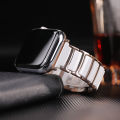 Dây đeo bằng gốm cho Apple Watch Ultra 2 1 49mm iWatch series 10 9 8 7 6 5 4 3 2 se Dây đeo 46mm 42mm 41mm 45mm 44mm 40mm 38mm Dây Đeo Inox Dây đeo thay thế. 