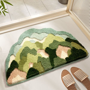 MLADEN Cute Floor Mat Bathroom Non Slip Water Absorption Pluffy Soft Carpet Entrance Floor Pad Toilet Door Karpet