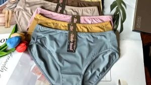 [ส่งเร็วพิเศษ!] 262# L XL 2XL กางเกงขอบดาวขาเว้าผ้าลื่นใส่สบาย