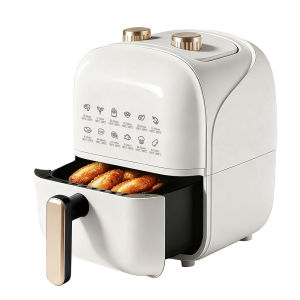 YOTEX หม้อทอดไร้น้ำมัน ความจุขนาดใหญ่ 8L กำลังไฟสูง 1500W หน้าต่างโปรงใส มัลติฟังก์ชั่นในครัวเรือน Air Fryer