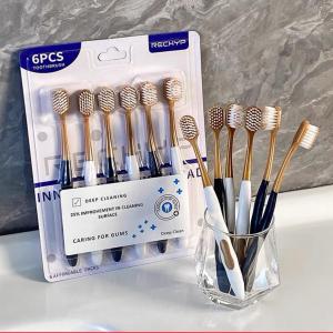 6 in 1 set toothbrush dental care oral care toothbrush