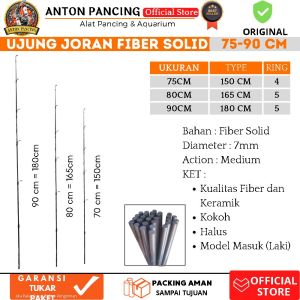 Ujung Joran Pancing Fiber Solid Ukuran 758090 CM