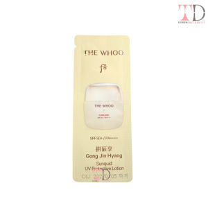 NEW 5 Gói Kem chống nắng The Whoo SUNQUID UV Protective Lotion SPF 50+/ PA +++ Dạng Sữa Lỏng 1ml