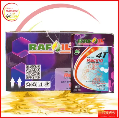 Thùng Nhớt RAFOIL Motor Racing 4T tổng hợp 10W40 SN dành cho xe số xe ga nhập khẩu UAE