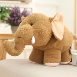 NGDUNKEN Cute Soft Home Desk Decor Lifelike Stuffed Plush Toy for Children Plush Hippo Toy Elephant Doll Hippo Stuffed Toys Stuffed Animals