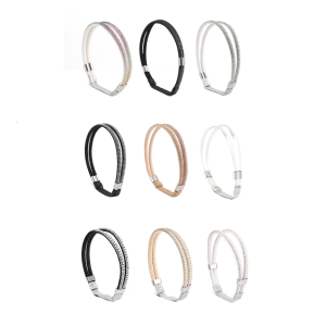 1 Pair Women’s High Heel Rhinestones Shoelaces Adjustable Antiskid Ankle Straps Shoe Belt Straps for Enhances Stability