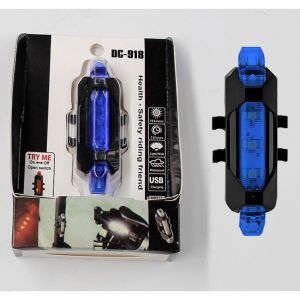 Đèn Xe Đạp Hậu 5 Bóng Led Sạc USB