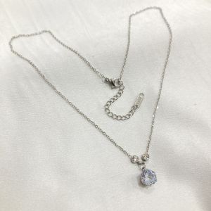 Kalung Titanium Wanita Korean Style Mata Satu Anti Karat Aksesoris Perhiasan Fashion noinacc