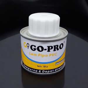 Lem Pipa PVC GO PRO 100gr Solusi Kuat & Anti Bocor Bisa Dipakai di Dalam Air
