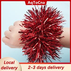 [COD] AqToCna Ship within 24 hours 2Pcs Apply To Sports Game Pompoms 7 Styles Cheering Flower Ball Performance Dance Wrist Flower Sports Games Bracelet