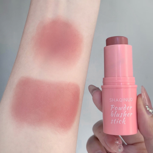 Dorisna Blush Stick Waterproof Brightening Face Contouring Shadow Blusher Long-lasting Cheek Korean Makeup Cosmetic