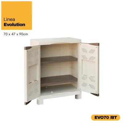 ARTPLAST Linea Evolution Outdoor Waterproof Utility Multipurpose Base Storage Cabinet Adjustable Shelves Balcony Patio Storage Made In Italy By Thehomeshoppe
