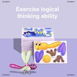 [COD] yixiayun 50pcs bag 3D Animals Foam Puzzle Educational Toys For Kids Birthday Party Favor Guest Gift Classroom Rewards Goodie Fillers