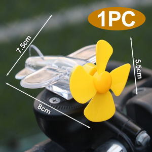 Đèn LED sáng trang trí máy bay nhỏ Phát Sáng Chạy bằng sức gió mũ bảo hiểm xe máy đồ trang trí xe máy bay nhỏ phát sáng