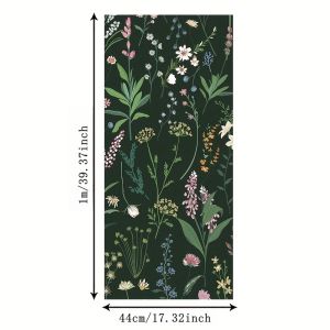 Floral Peel and Stick Wallpaper Kertas Dinding Oil Painting Flower Self Adhesive Wallpaper Watercolor Removable Contact Paper for Home Decor