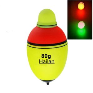 DJDK Electronic Luminous Fishing Float 30g-100g EVA Fishing Bobber Night Light High Hardness Sea Fishing