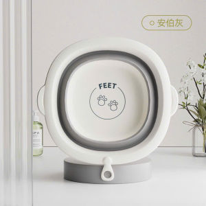 Chậu rửa mặt gấp hình chú khỉ hoạt hình nhỏ cho trẻ em | Chậu rửa mặt du lịch di động | Chậu rửa mặt treo tường