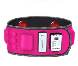 减肥燃脂腰带 Wireless Rechargeable Electric Powerful 5 Motors 24 Magnets Sauna Heat Burning Belly Fat Slimming Abdomen Massager Belt Back Lumbar Hips Abdominal Muscle Training Bandage