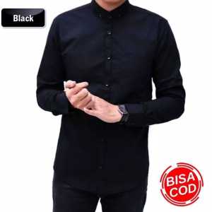 Kemeja Pria Lengan Panjang / Kemeja Polos Premium Distro Baju Formal Casual Kemeja Oversize