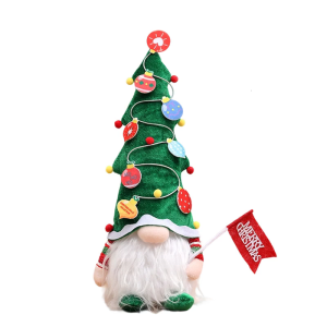 คี่คนแคระนิรนามถือฉลองตกแต่งคริสต์มาสผ้าขนแกะมาตรฐานสำหรับพบปะครอบครัว