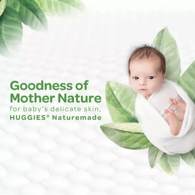 [1 Carton] Huggies Platinum Naturemade Tape New Born 60 Pcs x 3 Packs (~5KG)