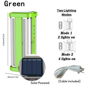 Lamp 1000W 4-sided Solar Camping Light Portable Camping Lantern Rechargeable Camping Lamp Security Light Emergency Light