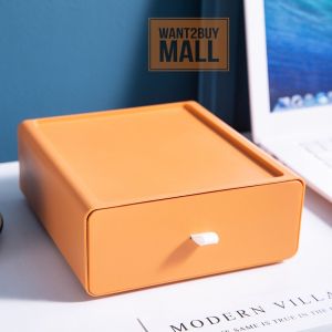 UMI 2026 Hot Sale Multicolor Plastic Stationery Jewelry Drawer SMALL Cabinet Desktop Table Desk Organizer Stackable Storage Box