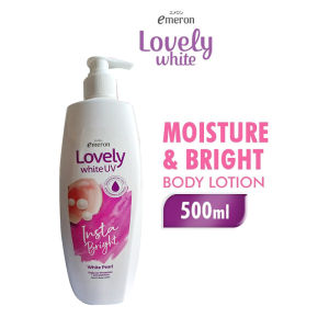 Emeron Lovely Hand & Body Lotion Moisture & Bright Botol 500ml