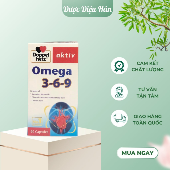 Viên Uống Bổ Sung Omega 3.6.9 DHA EPA - Aktiv Omega hộp 90 viên | Lazada.vn