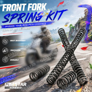Front Lowering Spring Set Fit Giorno 125/Lead125 All Year Universal 1.5 Inch (1 Set 4 Pieces) Anti Deformation