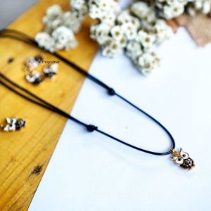 cod GELANG TALI OWL / KALUNG LIONTIN OWL ENAMEL / kalung tali