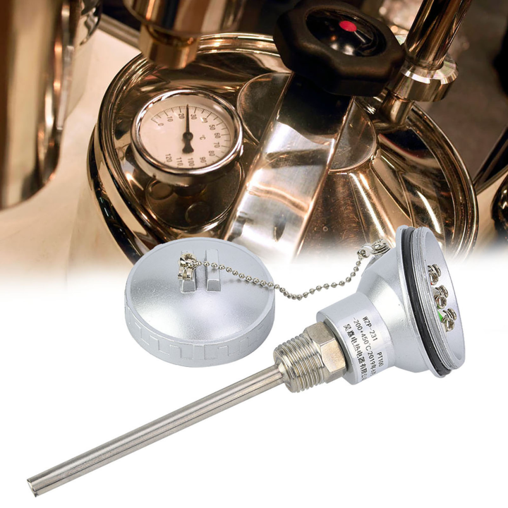 RTD PT100 Temperature Sensor Probe 1/2" NPT Thread Thermocouple