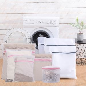 ถุงซักถนอมผ้า ถุงซักผ้า ถุงซักผ้าตาข่าย (มีรูปสินค้าจริง) มี 3 ไซส์