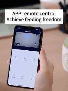 Automatic Pet Feeder Smart Cat Feeder Dog Food Automatic Dispenser With WiFi APP Camera 6L