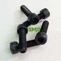 Set 5 Bu Lông Thép Lục Giác Chìm Đầu Trụ 8mm x 30mm Độ Bền 12.9 Màu Đen. 