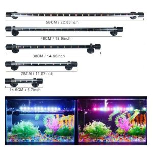 Lampu LED Celup Aquarium Aquascape Tahan Air T4 Rosston 20 30 40 50 60 cm