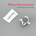 3pcs Thermal Grease Paste Compound Silicon for Temperature Switch Thermostat CPU Heat Sink. 