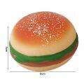 Burger Stress Ball 3D Squishy Hamburger Fidget Toys Silicone Decompression Silicone Squeeze Fidget Ball Fidget Sensory Toy 2022. 