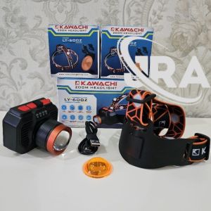 KAWACHI SENTER KEPALA ZOOM NEW/ 60WATT/ DUAL LENSA PUTIH ATAU KUNING/ LY 600Z
