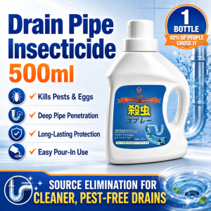 【Eradicate larvae stop breeding】 MNY Drainage insecticide Drain fly killer Sewer toilet drains pesticides household moth flies pipe 500ml Cockroach Repellent Mosquito Repellent