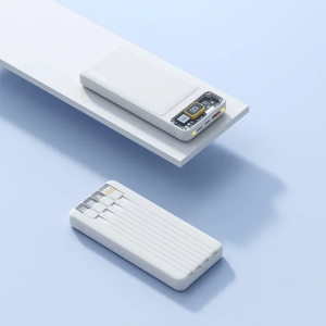 🇸🇬 [In Stock]30000mAh Power Bank PD20W Super Fast Charging Portable Large Capacity Power Bank Built-in 4 Power Cords